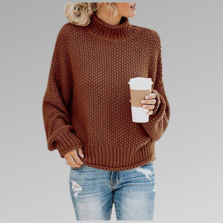 Loes - Women's Turtleneck Sweater 2025 Oversize