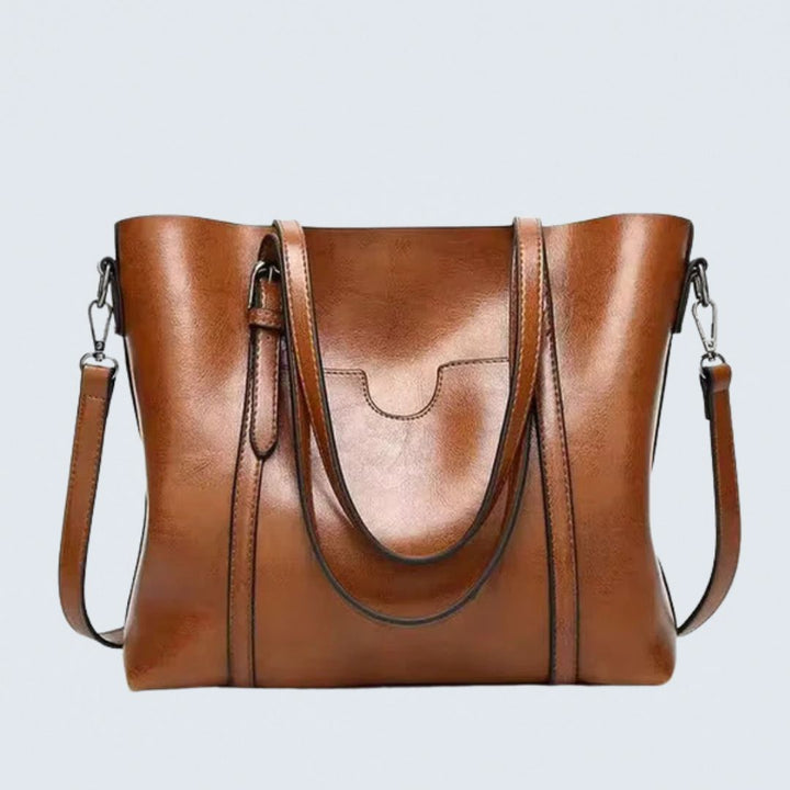 Clara | Sleek Leather Shoulder Bag