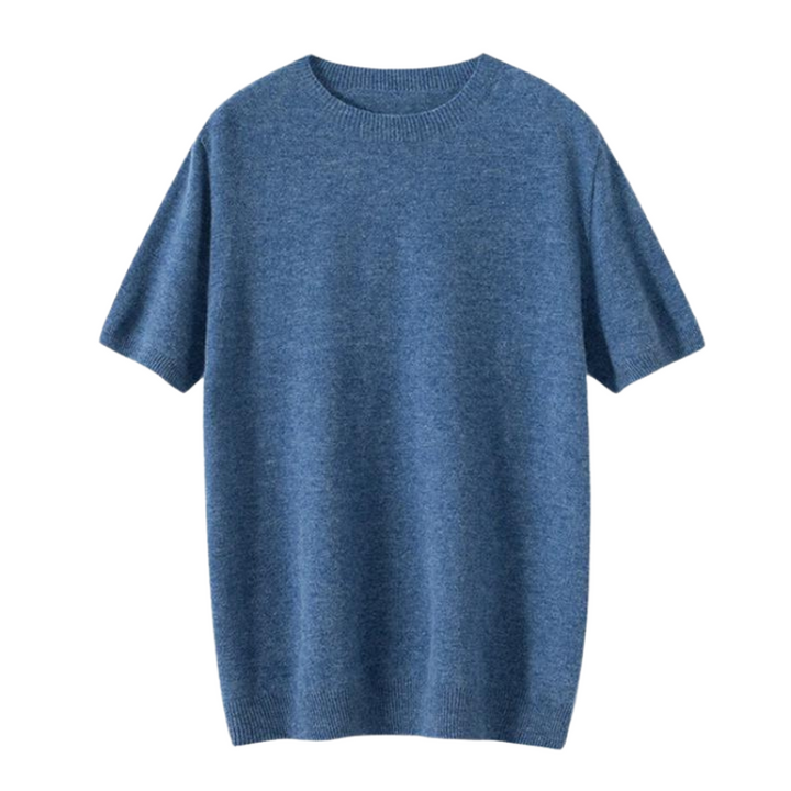 Men’s Knit Crewneck T-Shirt | Lightweight Short-Sleeve Top