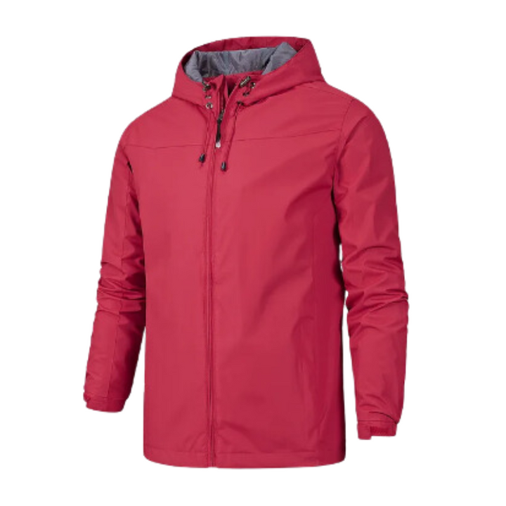 Men’s Lightweight Windbreaker Jacket | Water-Resistant Shell | Hooded Design