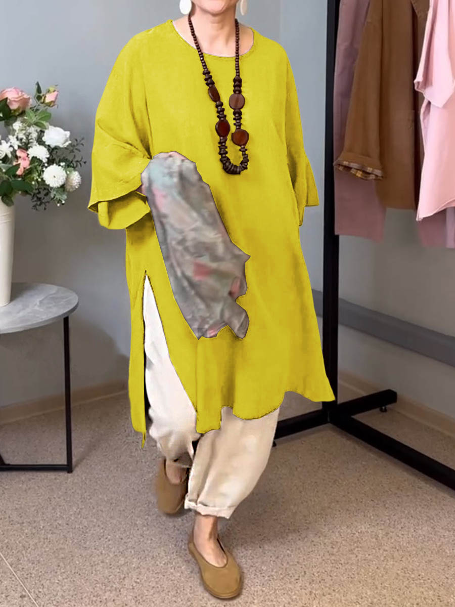 Isandra - Casual Long Linen Tunic