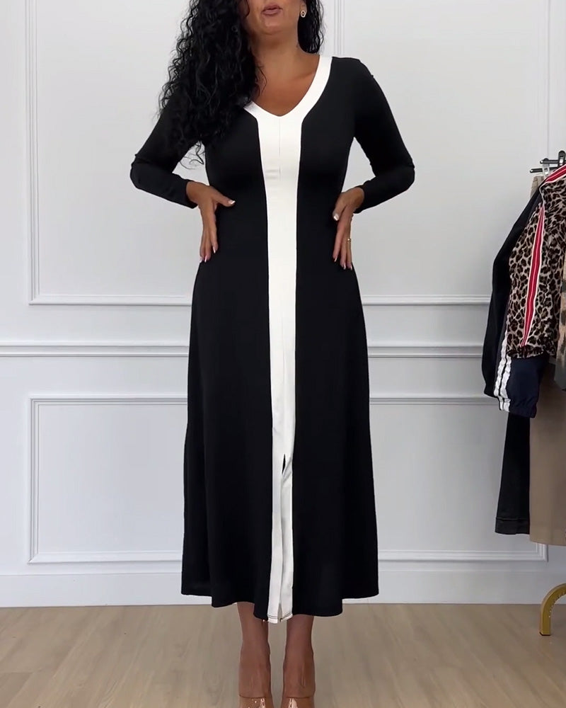 Gabrielle - Elegant Fall Winter Knit Dress