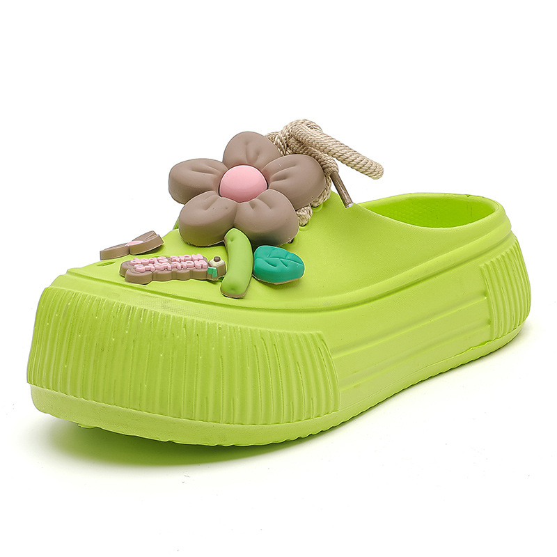 Auralie - Breathable Floral Decor Slippers