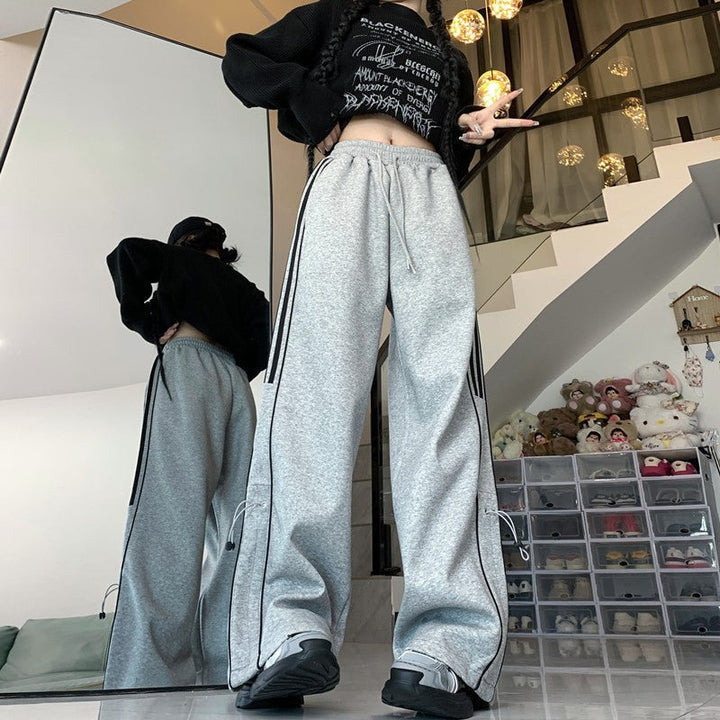 Wide-Leg Sweatpants | Side Stripe Detail | Ultra-Comfort Fit | Casual Streetwear