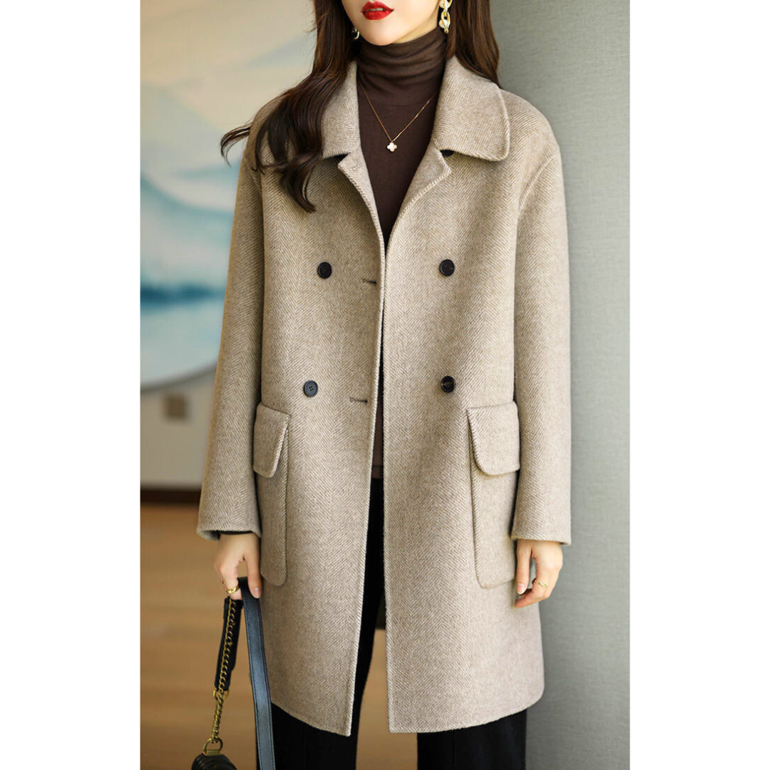 Marie - Elegant and Modern Long Coat