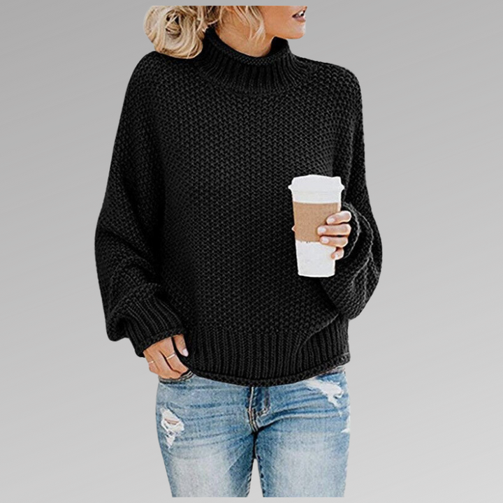 Loes - Women's Turtleneck Sweater 2025 Oversize