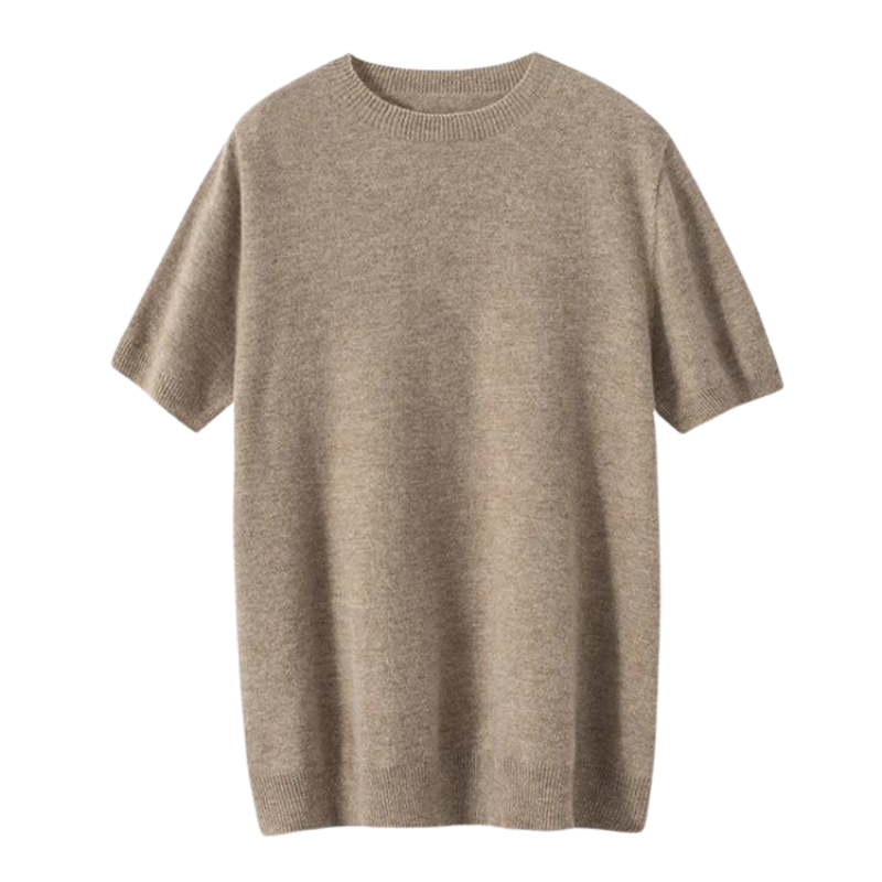 Men’s Knit Crewneck T-Shirt | Lightweight Short-Sleeve Top