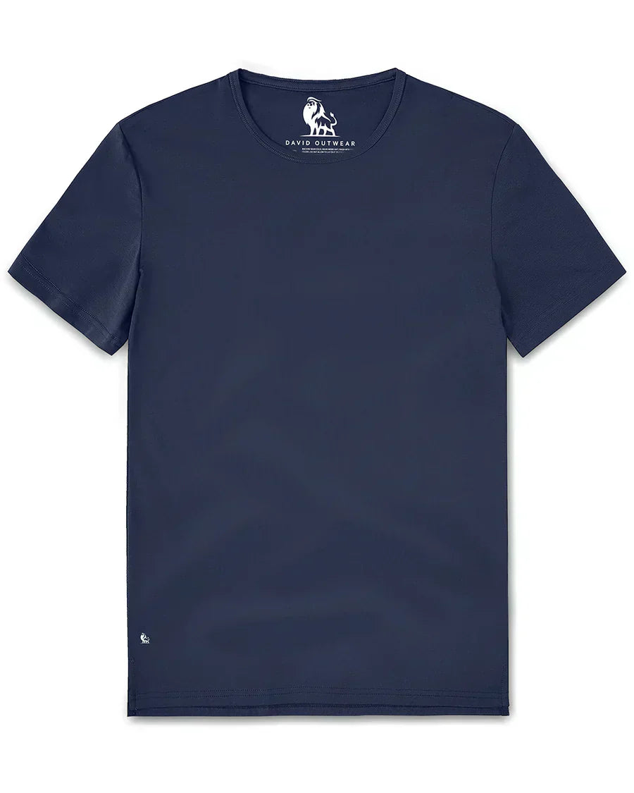 Men’s Essential Crew Neck T-Shirt | Ultra-Soft Cotton Blend | Slim Fit