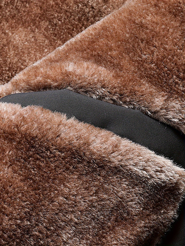 Veste softshell doublée polaire pour homme | Vêtement d'extérieur décontracté et coupe-vent | Couche urbaine pour temps froid