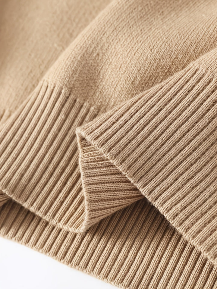 Men’s Colourblock Stripe Sweater | Casual Crewneck with Arm Detail