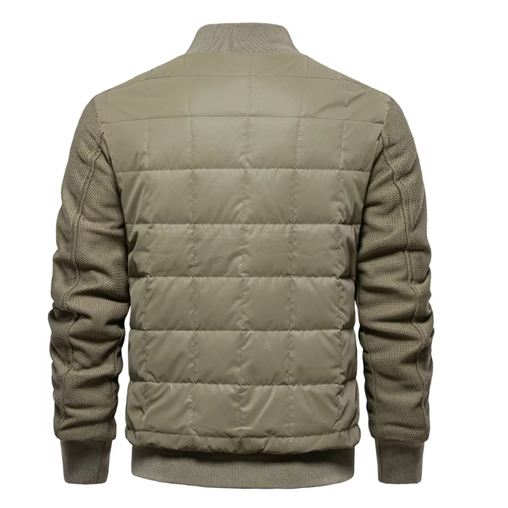 Blouson aviateur matelassé pour homme | Léger et isolé | Vêtement d'extérieur de mi-saison