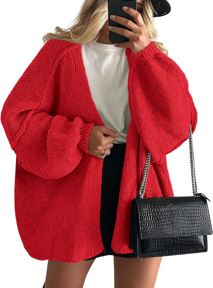 Ivory – Minimal Oversized Cardigan