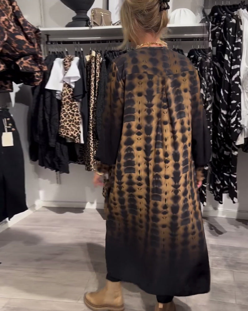 Héloïse - Versatile brown feminine dress