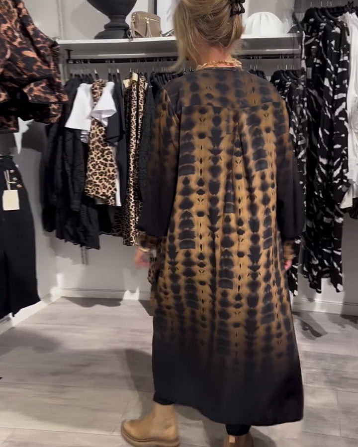 Héloïse - Versatile brown feminine dress