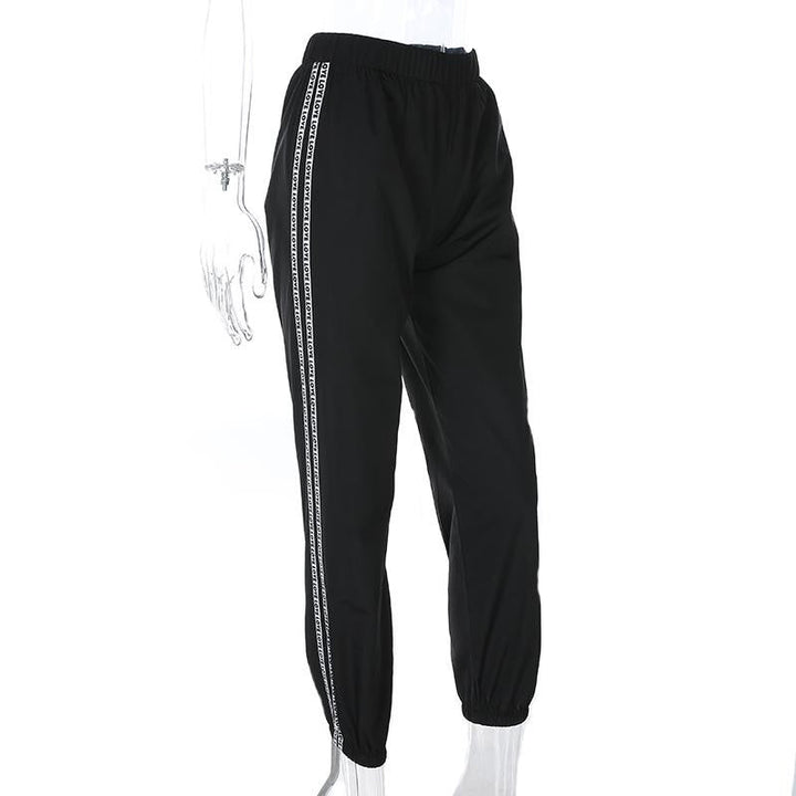 Sporty Jogger Pants | Contrast Side Stripes | Lightweight Fabric | Activewear Essential