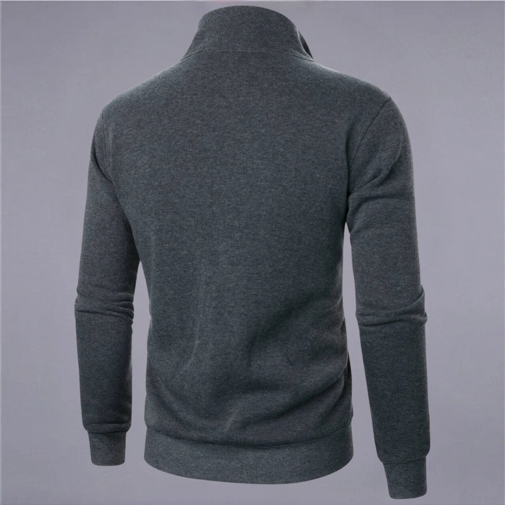 Men’s Zip-Up Track Jacket | Lightweight Performance Knit | Minimalist Athletic Layer