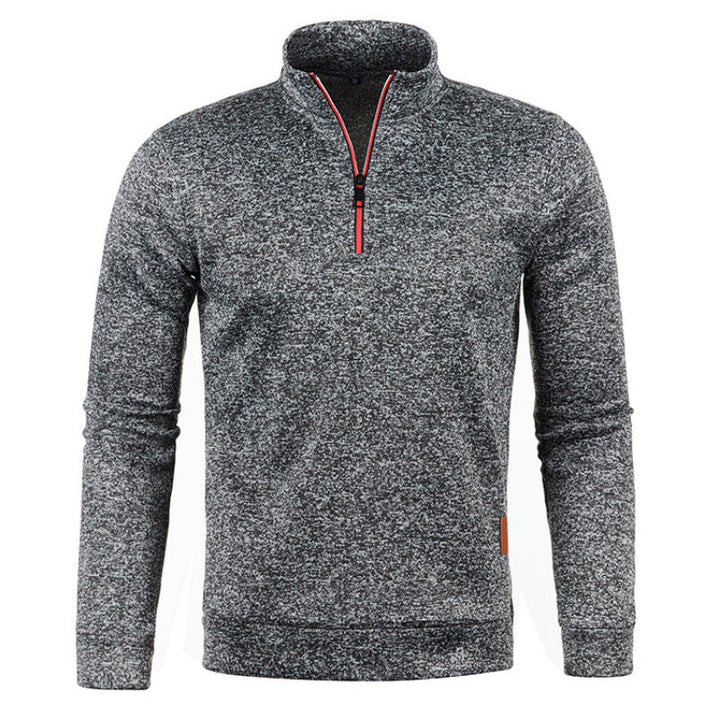 Men's Quarter-Zip Fleece Pullover | Minimalist Fit | Soft Brushed Knit