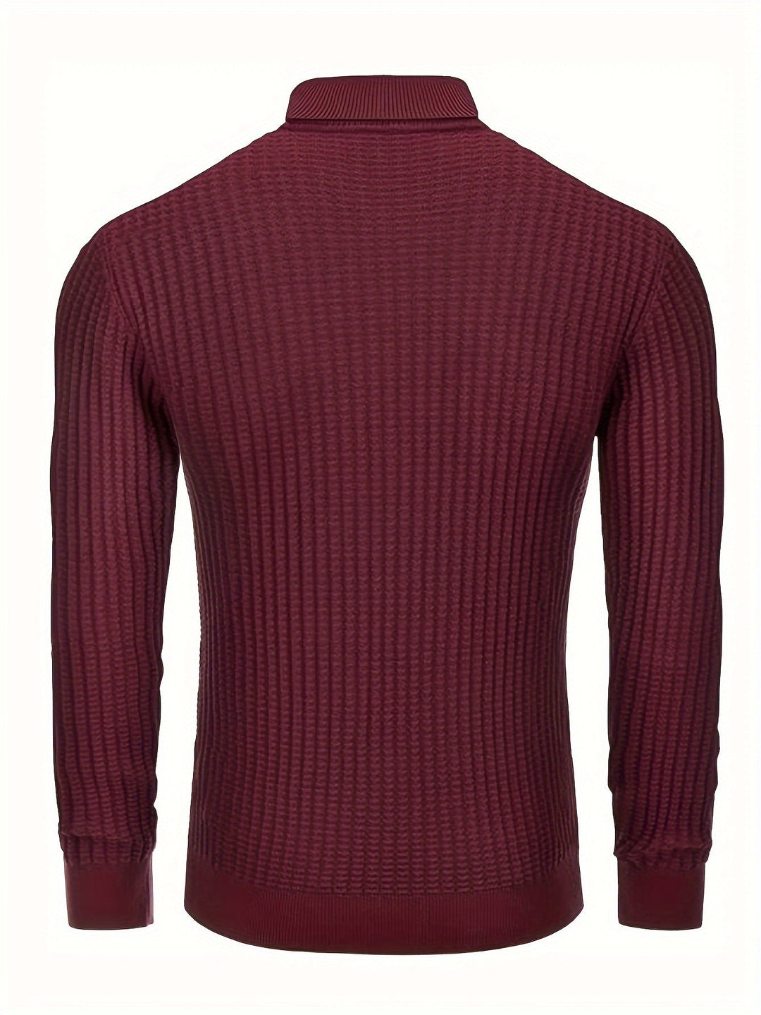 Ribbed Turtleneck Sweater | Slim Fit Cable Knit | Fall-Winter Essential