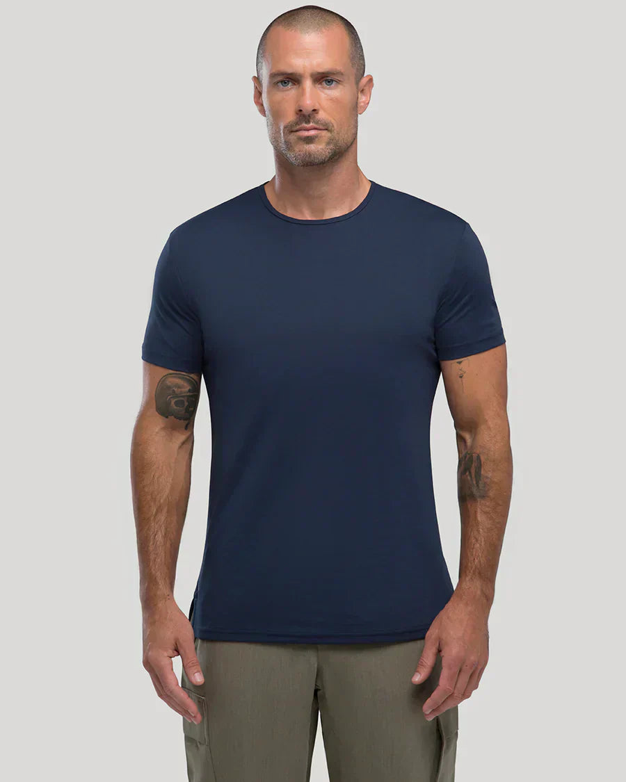 Men’s Essential Crew Neck T-Shirt | Ultra-Soft Cotton Blend | Slim Fit