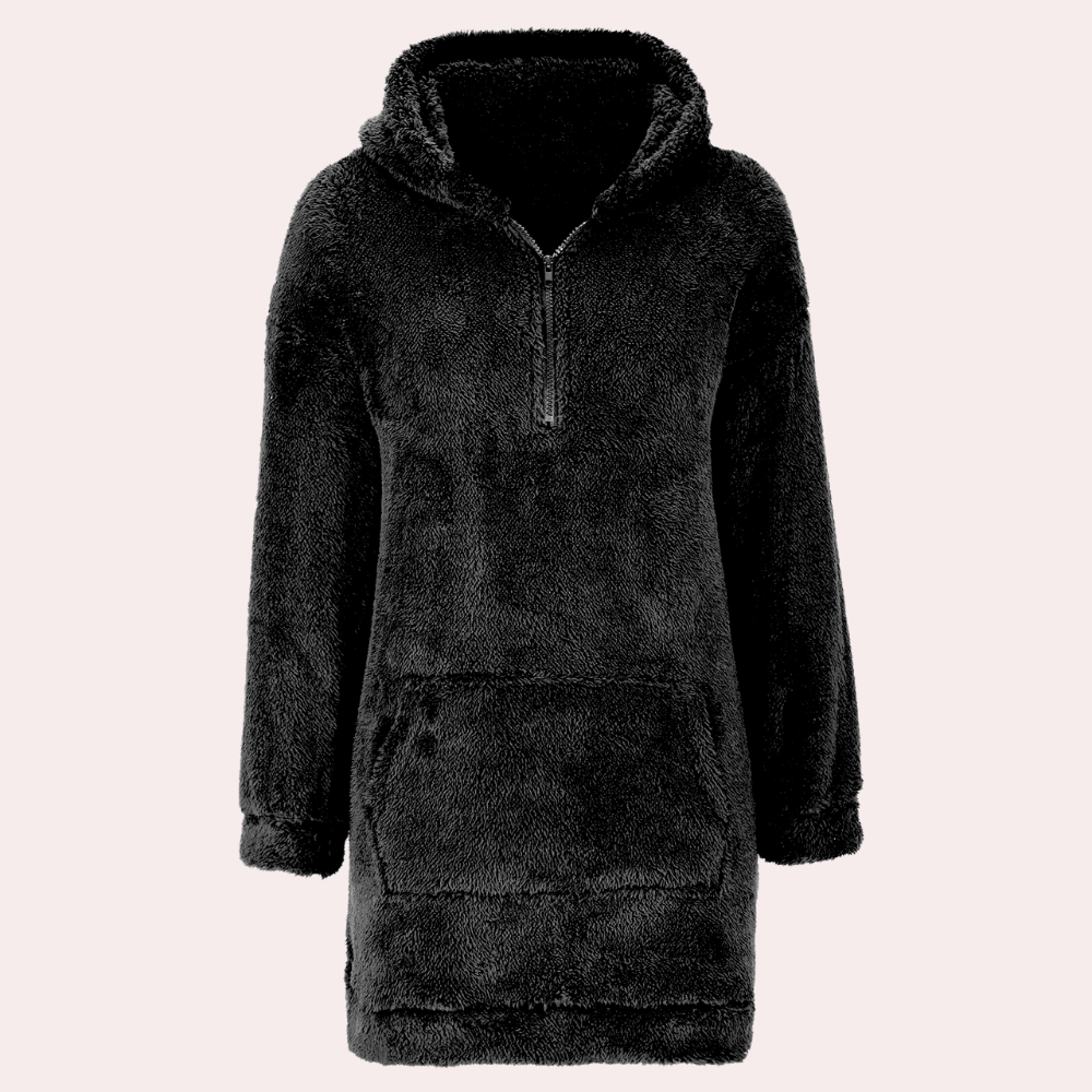 Oversized Sherpa Hoodie | Ultra-Soft & Warm | Plush Fleece | Loungewear