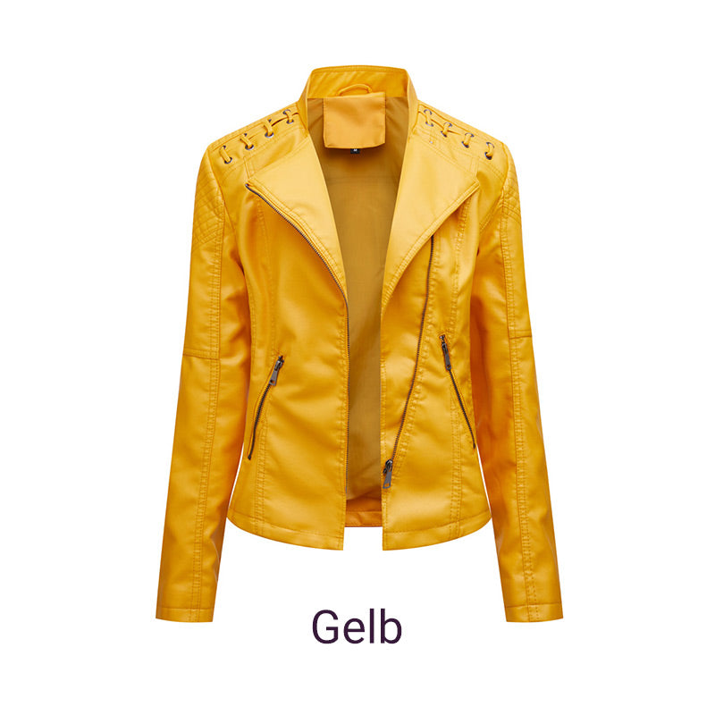 Cleo - Washed lambskin jacket