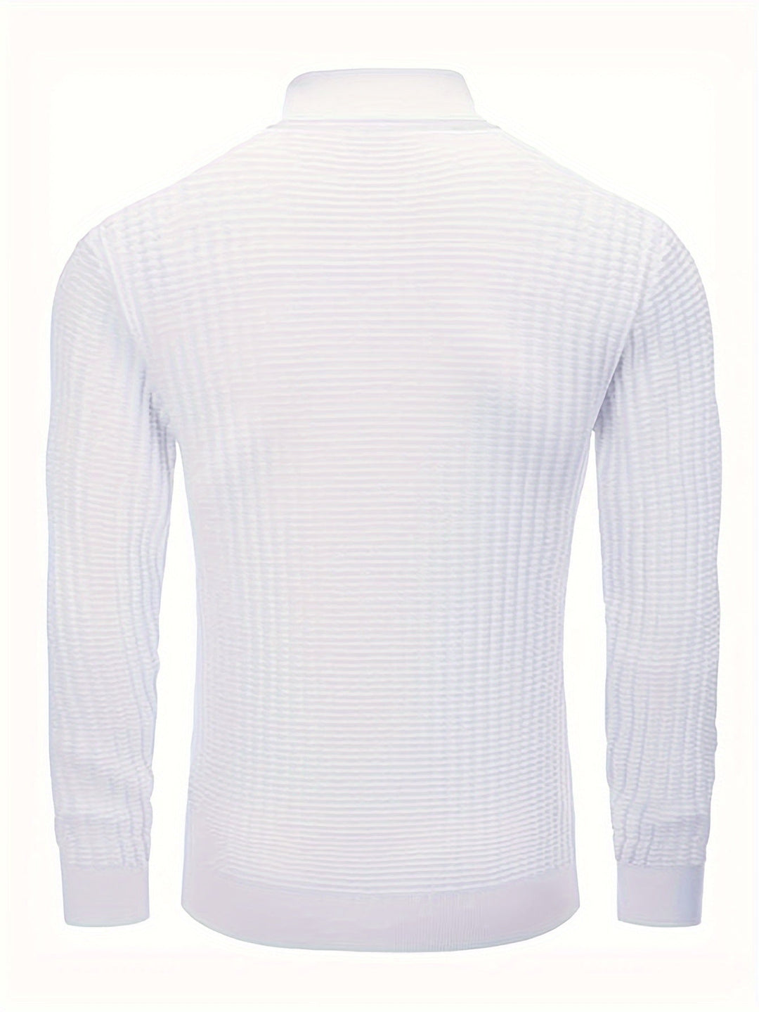 Ribbed Turtleneck Sweater | Slim Fit Cable Knit | Fall-Winter Essential