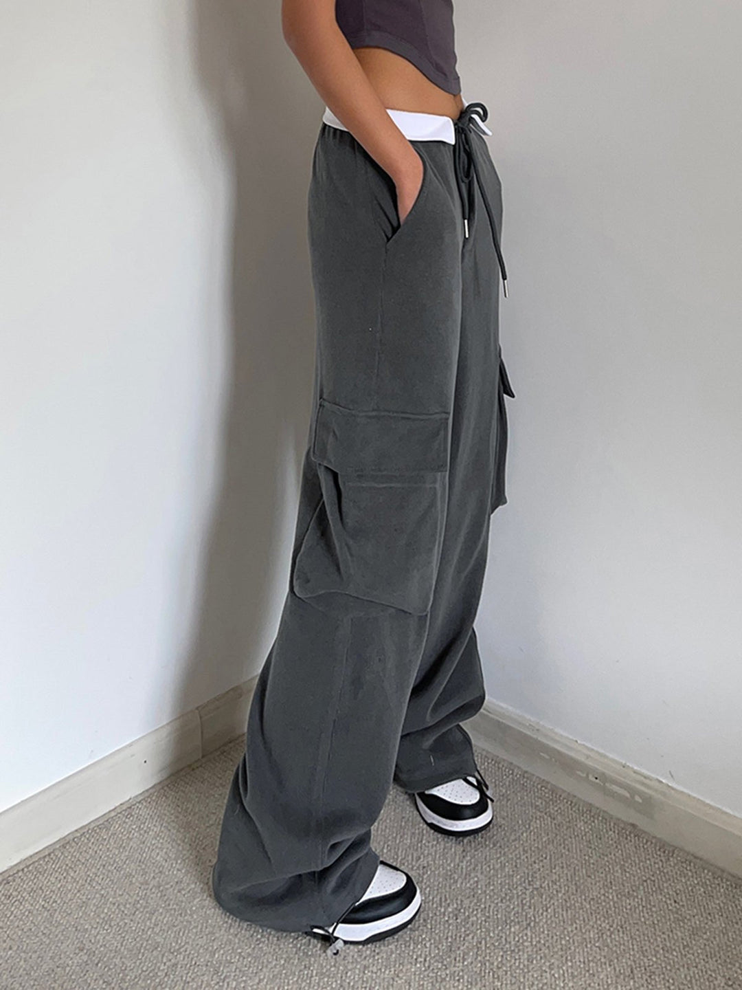 Cargo-Style Jersey Pants | Soft Cotton Blend | Casual Comfort