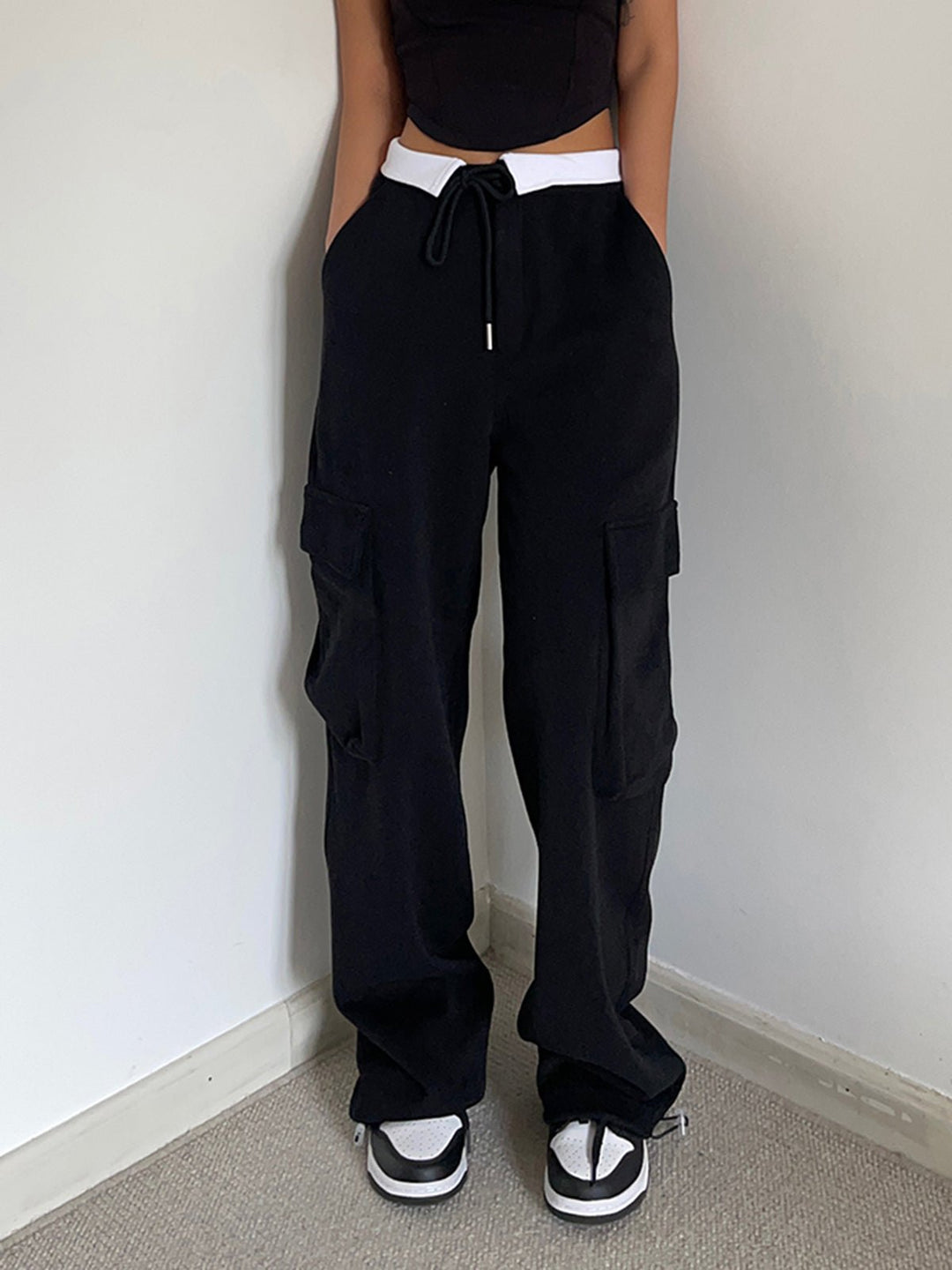 Cargo-Style Jersey Pants | Soft Cotton Blend | Casual Comfort