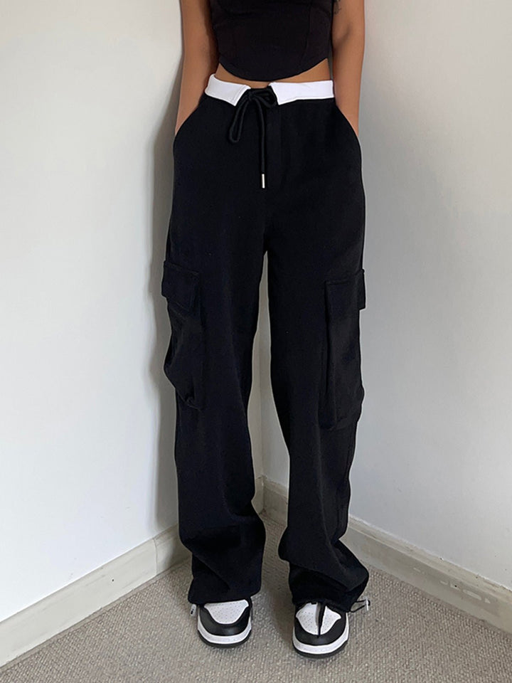 Cargo-Style Jersey Pants | Soft Cotton Blend | Casual Comfort