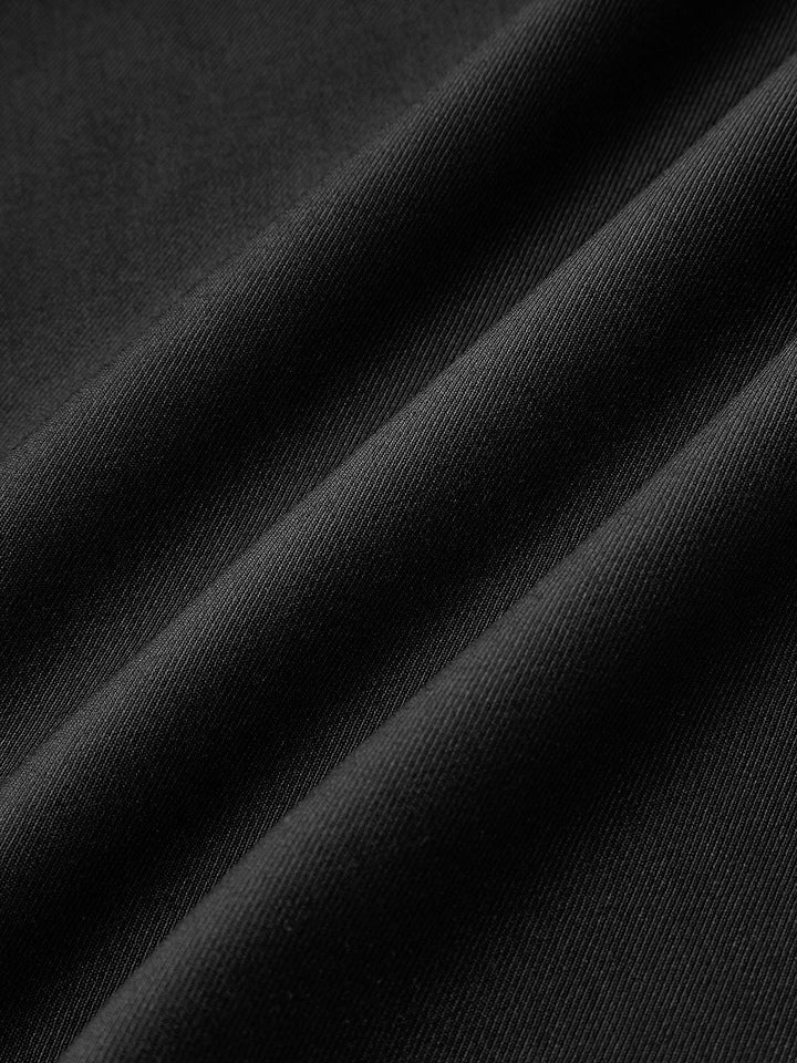 High-Waist Wide-Leg Trousers | Elegant Workwear | Woven Fabric