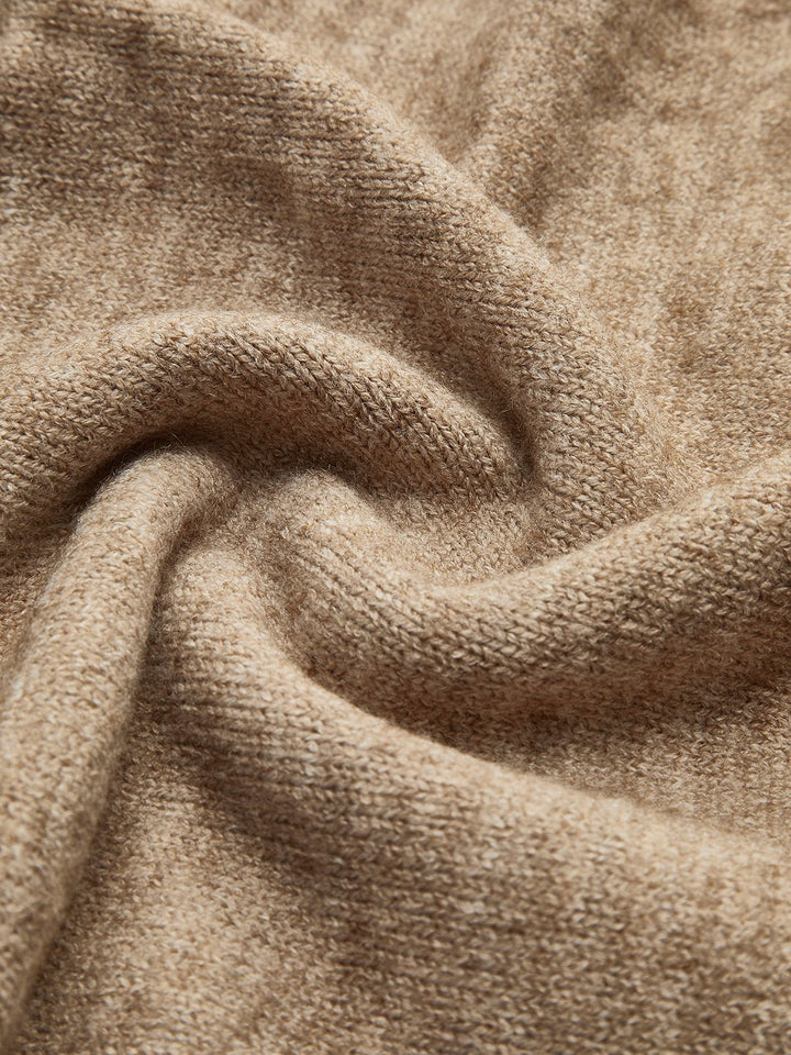 Oversized Knit Two-Piece Set | Split-Hem Sweater & Wide-Leg Pants | Casual Comfort