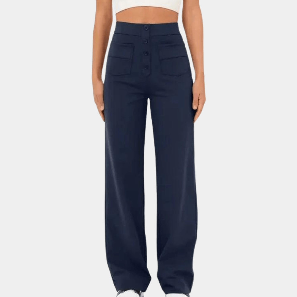 High-Waisted Wide-Leg Pants | Trendy & Comfortable | Soft Fabric | Casual & Streetwear