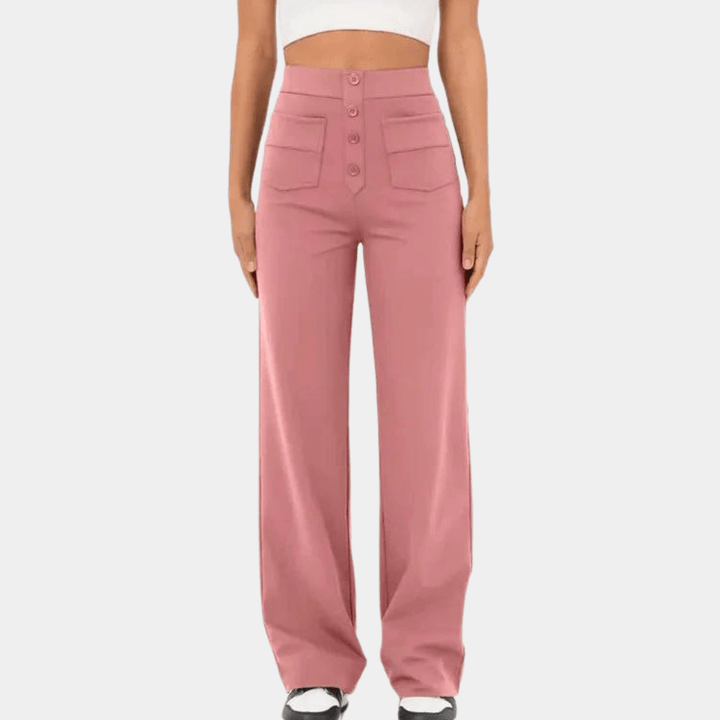 High-Waisted Wide-Leg Pants | Trendy & Comfortable | Soft Fabric | Casual & Streetwear