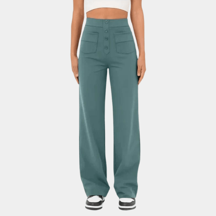 High-Waisted Wide-Leg Pants | Trendy & Comfortable | Soft Fabric | Casual & Streetwear