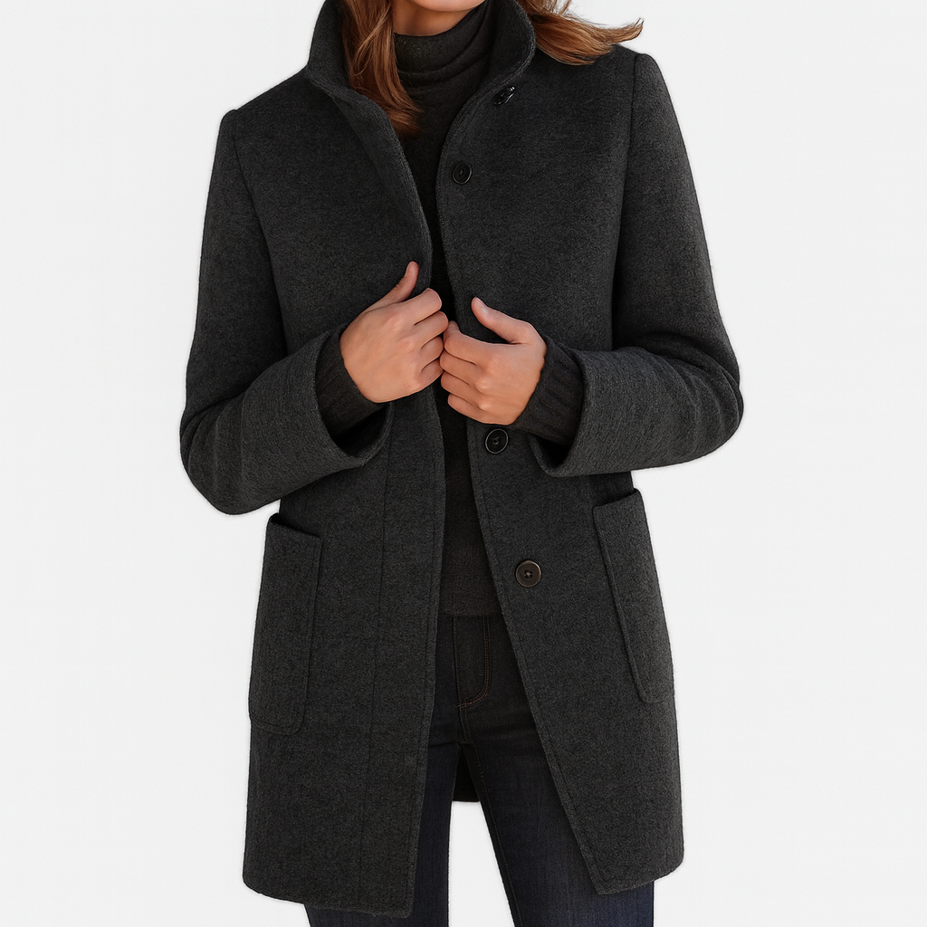 Marionne - Women's jacket with stand-up collar for an elegant and functional style