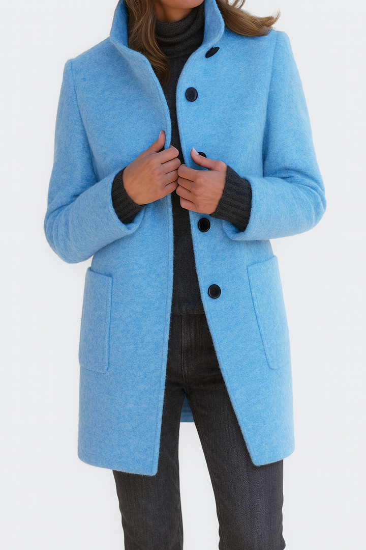 Marionne - Women's jacket with stand-up collar for an elegant and functional style