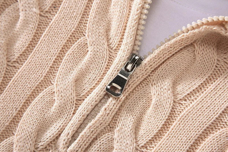 Cable Knit Half-Zip Sweater | Midweight Cotton Blend | Casual Fall Layer