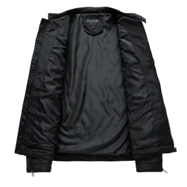 Men’s Quilted Jacket | Lightweight Warmth | Stand Collar Design