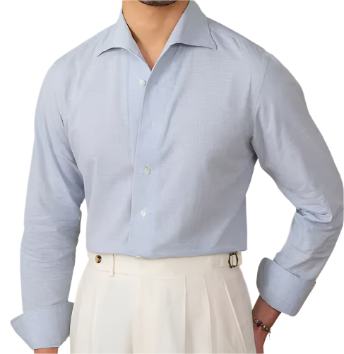 Men’s Cotton Dress Shirt | Tailored Fit | Lightweight Office Essential
