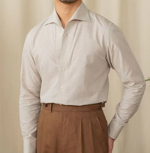 Men’s Cotton Dress Shirt | Tailored Fit | Lightweight Office Essential