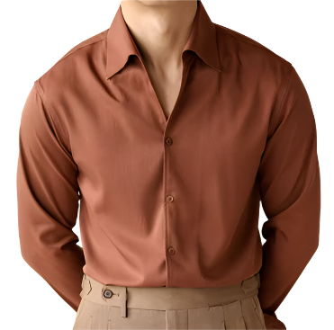 Slim Fit Dress Shirt | Soft Drape Viscose | Spread Collar