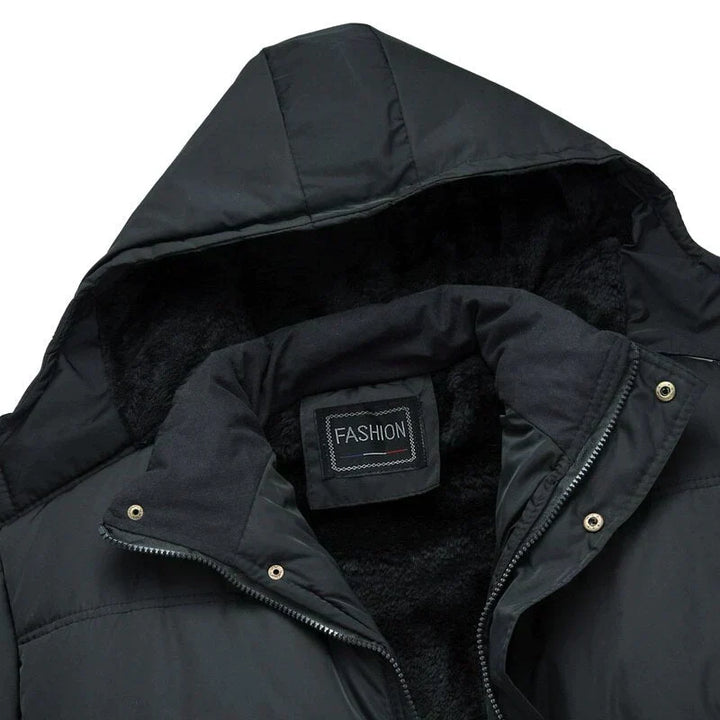 Puffer Parka Jacket with Hood | Windproof Winter Outerwear