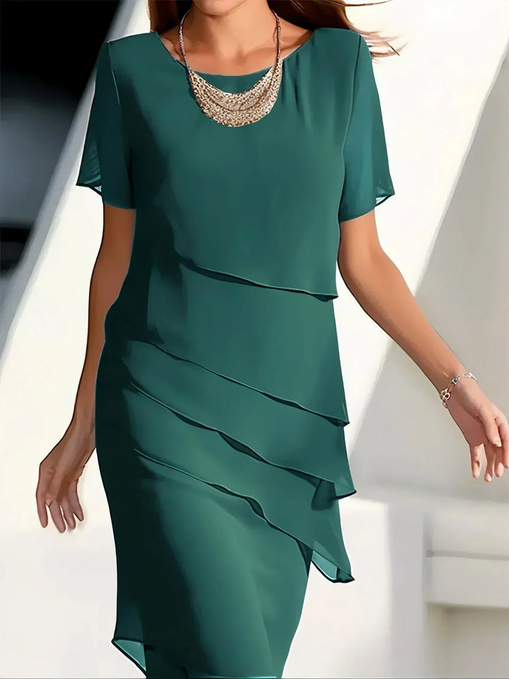 Quitterie - Elegant Dress with Belly Coverage