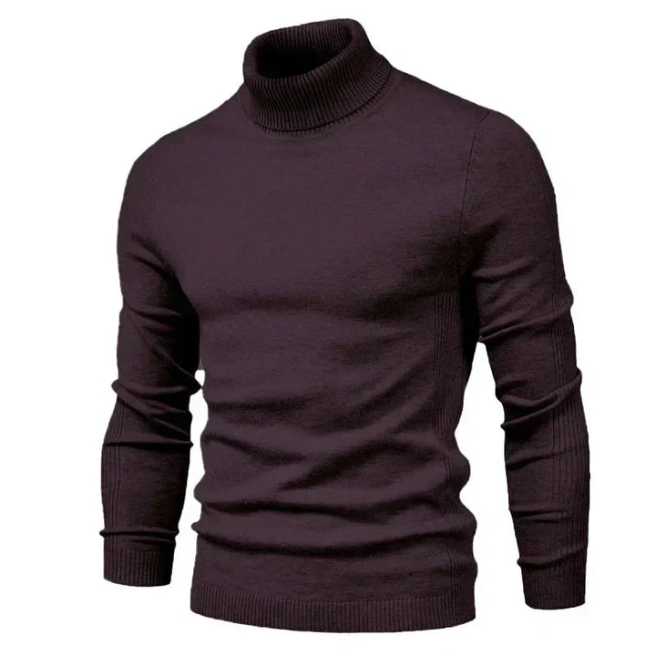 Men’s Slim Fit Turtleneck Sweater | Lightweight Knit | Cold-Season Essential