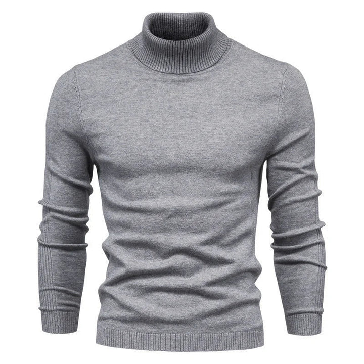 Men’s Slim Fit Turtleneck Sweater | Lightweight Knit | Cold-Season Essential