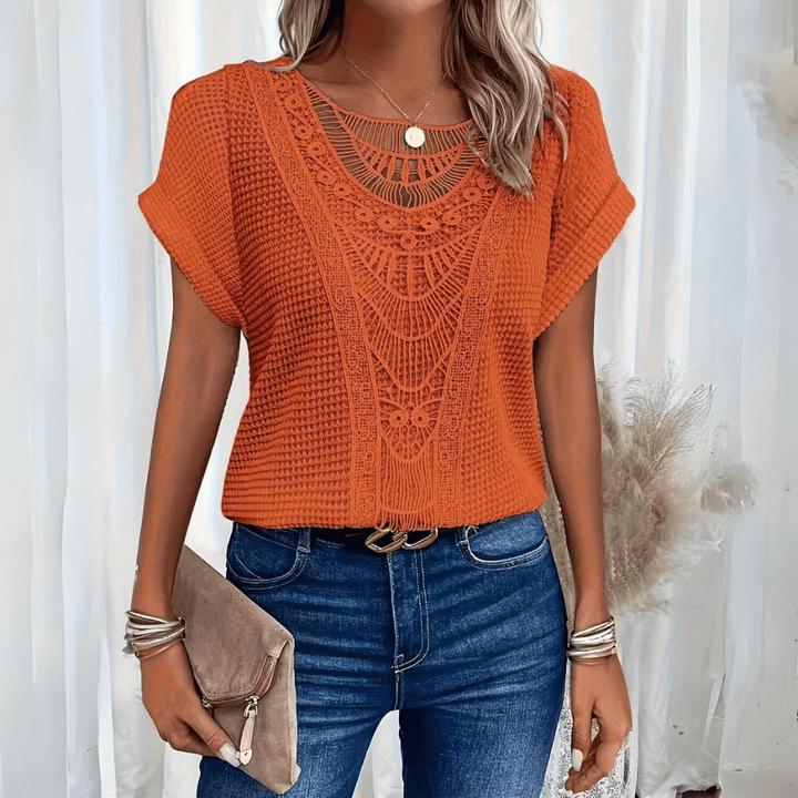Aina - Elegant Ibiza style blouse