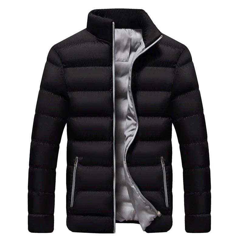 Men’s Lightweight Puffer Jacket | Insulated Zip-Up for Cold Weather Layers