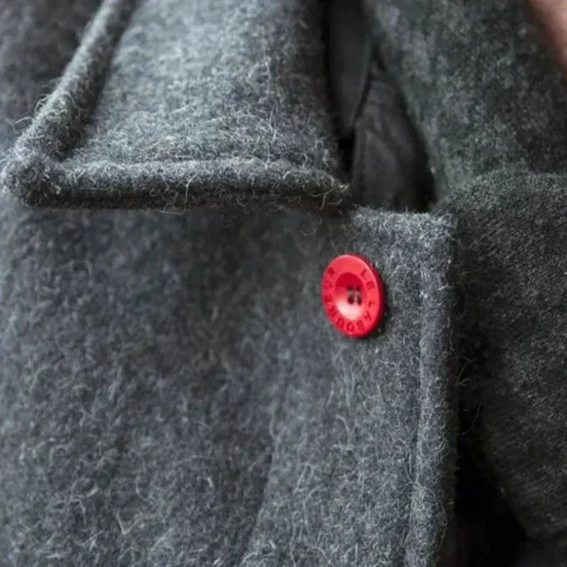 Men’s Wool-Blend Shirt Jacket | Casual Fall Overshirt | Warm Button-Up Layer