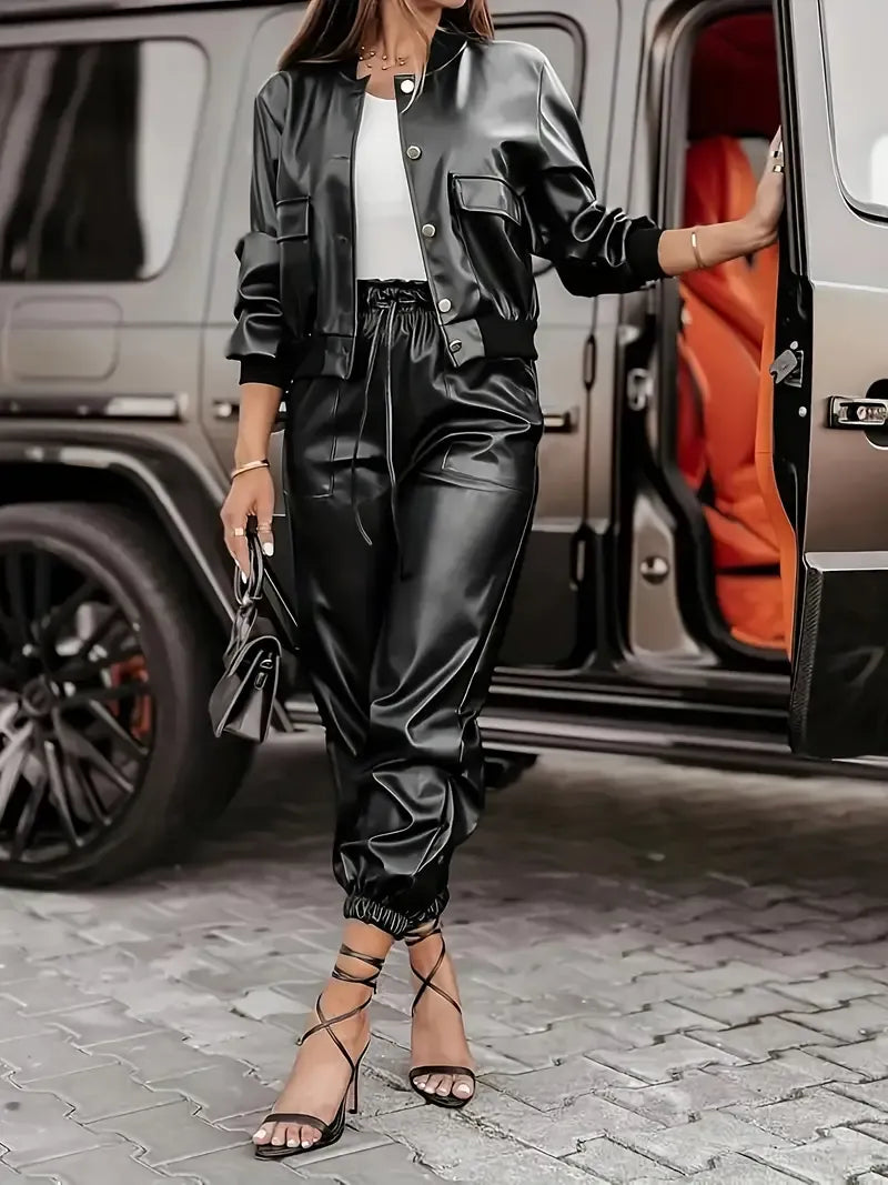 Oralisse - Elegant and Modern Faux Leather Set