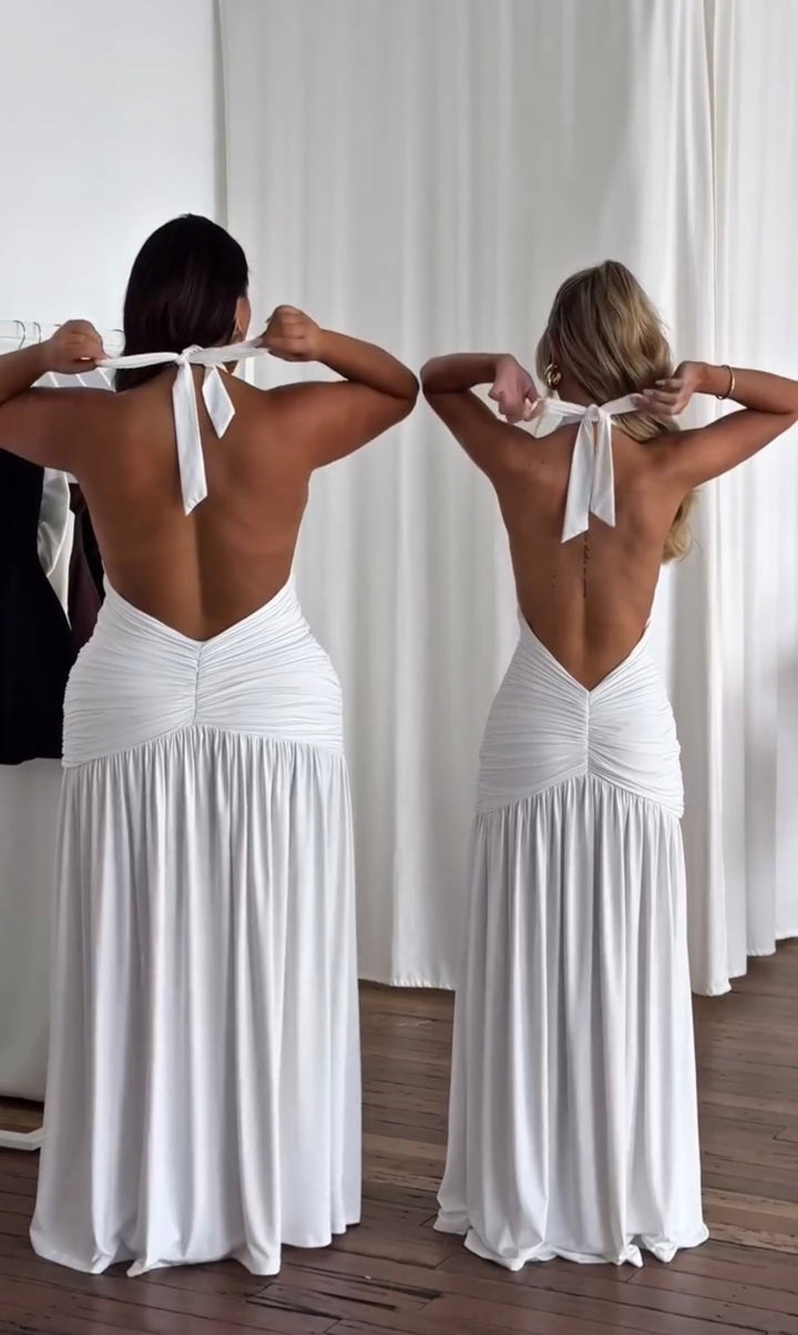 Julissa - Long Backless Dress - Elegant Seduction in Every Step